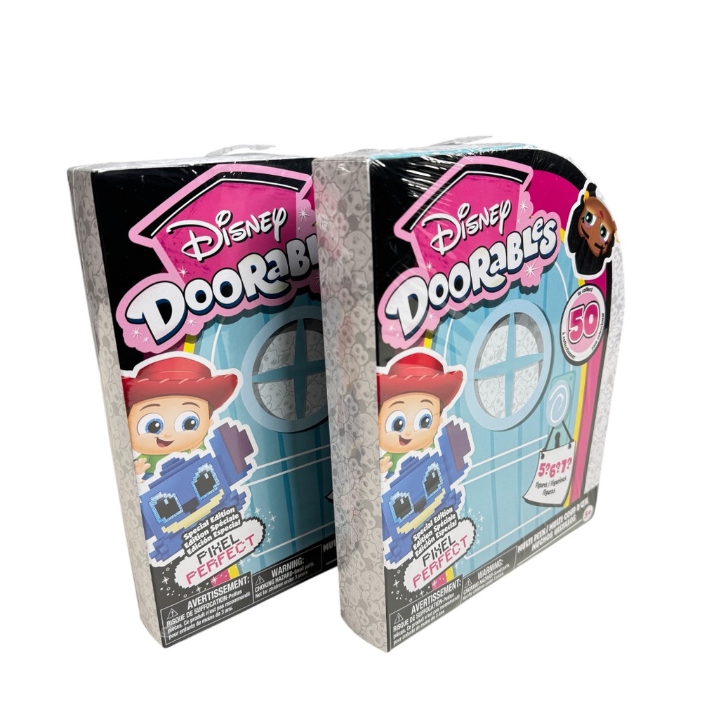 Set of 2 NEW Disney Doorables Pixel Perfect Multi Peek blind box set - Picture 3 of 8